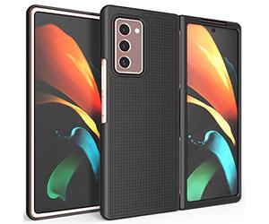 Nakedcellphone Coque pour Galaxy Z Fold 2, [Noir] Coque de protection fine rigide [Anti-traces de doigts] pour Samsung Galaxy Z Fold 2 5G Phone (2020, SM-F916)