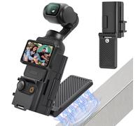 Nakelulu Support Magnétique pour DJI Osmo Pocket 3, Accessoire Pocket 3 Doté d'une Interface de Griffe Froide, Adaptateur d'Extension Magnétique Adaptable sur Tables et Surfaces Métalliques