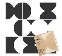 NAKLEO Pochoir à Carreaux pour Peinture 4 Pcs 44x44cm, Modèle en Plastique et Réutilisable, Corie Cercle Figure Symétrique Marocain, DIY Bricolage Décoration, Pavé Blocs Béton Sol Mur