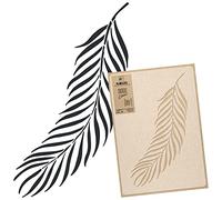 NAKLEO Pochoir de Fleurs pour Peinture Murale Grand Format 43x64cm, Modèle en Plastique et Réutilisable, Tropical Palmier Feuille, DIY Bricolage Artisanat Décoration a Peindre, Bois Tissu Mueble