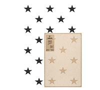 NAKLEO Pochoir Mural pour Peinture Grand Format 59x95cm, Modèle Répétitif en Plastique, Réutilisable, Étoile Ciel Enfants À Cinq Branches Géométrique, DIY Bricolage Artisanat Décoration a Peindre