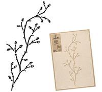 NAKLEO Pochoir pour Peinture Murale Grand Format 43x64cm, Modèle en Plastique et Réutilisable, Chatte Larmes Saule Brindille Chaton, DIY Bricolage Artisanat Décoration a Peindre, Bois Tissu Mueble