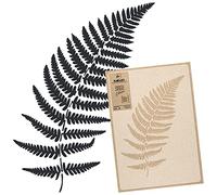 NAKLEO Pochoir pour Peinture Murale Grand Format 59x95cm, Modèle en Plastique et Réutilisable, Fougère Feuille Fronde Bifurquer, DIY Bricolage Artisanat Décoration a Peindre, Bois Tissu Mueble