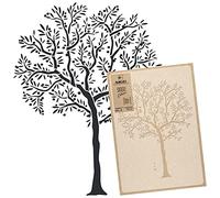NAKLEO Pochoir pour Peinture Murale Grand Format 95x123cm, Modèle en Plastique et Réutilisable, Gros Olive Arbre Nature, DIY Bricolage Artisanat Décoration a Peindre, Bois Tissu Mueble