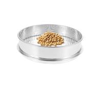 NAKUL Tamis de laboratoire - Tamis à compost - En acier inoxydable - Tamis de jardin - Tamis à terre - Rond - Tamis fin - Outils de jardin pour terre et pierres