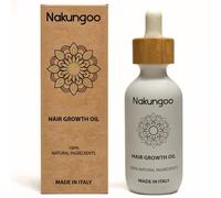 Nakungoo Hair Growth Oil Huile Essentielle de Romarin pour la Pousse des Cheveux avec Argan, Menthe Poivrée, Citron, Jojoba | Serum Croissance Made in Italy, Antichute, Anti Frisottis, 100% Naturel
