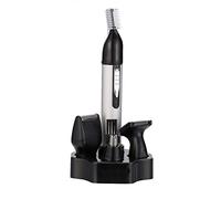 nakur Kit de rasage électrique multifonction 4 en 1 USB pour le nez, les oreilles, les favoris, les sourcils, les cheveux