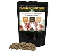 NAKURU | Levure de Bière Revivifiable | Gamme Beauty | Fabriqué en France | "Un Champignon Hyperactif!" | (500 Gélules de 395mg / Poids Net: 137,5g)