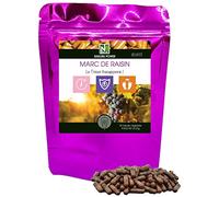 NAKURU | Marc de Raisin | Gamme Power | Fabriqué en France | "Le Trésor Insoupçonné !" | (90 Gélules de 325mg / Poids Net: 29,25g)