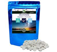 NAKURU | Mélatonine Forte 1,8mg - Magnésium - Vitamine B6 | 90 Comprimés de 600mg | Gamme Relax | Fabriqué en France/Poids Net: 54g