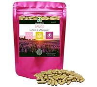 NAKURU | Sauge | Gamme Boost | Fabriqué en France | "La Plante de la Ménopause !" | (90 Gélules de 325mg / Poids Net: 29,25g)