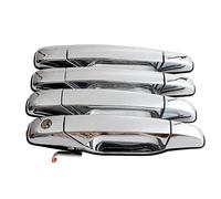 Nakuuly Lot de 4 poignées de porte extérieures chromées avant et arrière pour conducteur et passager compatibles avec Cadillac Escalade Chevy Avalanche Silverado Suburban GMC Sierra Yukon OE #