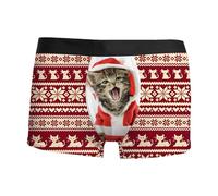 NaLatia Boxer Homme Collection de Noël Sport Boxer Homme Pas Cher Dessous Rigolo Noel Calecon Mode Chic