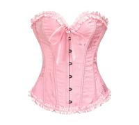 NaLatia Corset bustier en plastique à lacets pour femme Corset Femme Corset Broderie Mariage Bustier Classique Grande Taille