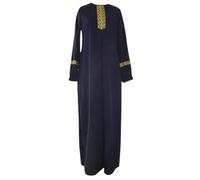 NaLatia Dubai Abaya Femmes Musulmane Djellaba Couleur Unie Tenue Orient Ramadan Islamique Kaftan Abaya Mariage Soirée Arabe Caftan Marocain Casual Vêtements Opaque Djellaba Femme