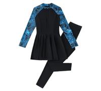 NaLatia Maillots de Bain pour Femmes Musulmanes 2 pièces Musulmans Burkini Surf Wear Modest Maillot de Bain Beachwear Muslim Swimwear