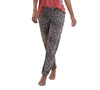 NaLatia Pantalon Fluide Femme été Imprimé Bohème Taille Haute Baggy Pantalon De Plage avec Poche Vintage Casual Taille Elastique Chic Petites Jambes Pantalon Léger Confortable Yoga Pants