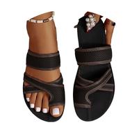 NaLatia Tongs pour Femmes Tongs d'été pour Femmes Tongs Confortables pour Femmes Pantoufles à Bout Ouvert Pantoufles de Plage décontractées