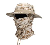 NALEINING Bonnet Baraclava + Bonnet Boonie, Ensemble de Chapeau Militaire pour Fans, Protection Solaire et Anti-Vent, pour Cyclisme, Randonnée, Escalade, Pêche