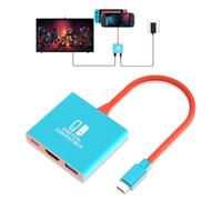 NALENSY Switch 2 Station d'accueil pour Nintendo, adaptateur de station d'accueil compatible Nintendo Switch2/OLED/Steam Deck prend en charge le mode station d'accueil TV 4K60HZ avec HDMI 2.0, station