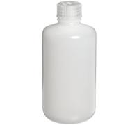 Nalgene 2002-0008 Narrow-mouth Bouteille en polyéthylène à haute densité/PP, 250 ml (lot de 12)