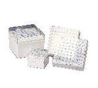 Nalgene 5025-0505 Polycarbonate CryoBox Vial Rack, 76 mm Longueur x 76 mm Largeur x 52 mm Hauteur, 5 x 5 Array, 25 Place (paquet de 8)