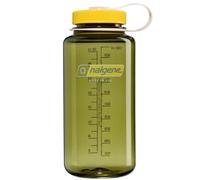 Nalgene Bouteille 32oz Goulot Large sans BPA Fabriqué aux USA Vert Huile + Jaune