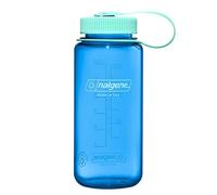 Nalgene Bouteille d'eau - Bouteille légère en Tritan sans BPA incassable pour randonnée, gym, 473,6 g, large ouverture, bleu bleuet