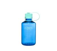 Nalgene Bouteille d'eau - Bouteille légère en Tritan sans BPA incassable pour randonnée, gym, 473,6 g, ouverture étroite, bleu bleuet