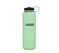 Nalgene Bouteille d'eau Silo à large goulot 1,4 l, vert brillant | Sans BPA, durable et léger, anti-fuite, passe au lave-vaisselle, grande bouteille en plastique réutilisable pour la randonnée