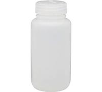 Nalgene Récipient rond à large ouverture en polyéthylène haute densité, 250 ml