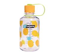 Nalgene Sustain Tritan Bouteille d'eau sans BPA fabriquée avec des matériaux dérivés de 50% de déchets plastiques (en utilisant un bilan de masse certifié ISCC), 473,6 g, ouverture étroite, ananas