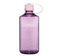 Nalgene Sustain Tritan Bouteille d'eau sans BPA fabriquée avec un matériau dérivé de 50% de déchets plastiques, 947,2 g, bouche étroite, fleur de cerisier