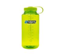 Nalgene Sustain Tritan Bouteille d'eau sans BPA fabriquée avec Un matériau dérivé de 50% de déchets Plastiques, 946 ML, Large Ouverture, Vert Printemps