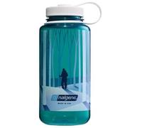 Nalgene Wide Mouth 1000 ml 682023-0218 Trout with Landscape Forest Bleu