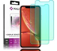 NALIA (2 Pièces Verre Trempé compatible avec iPhone 11 / iPhone XR, 9H Protection d'Écran Integrale LCD Film Protège Telephone Portable, Phone Screen-Protector Remplacement Vitre - Transparent Clair