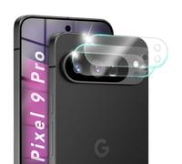 NALIA 2x Protection Objectif Caméra pour Google Pixel 9 Pro - Lentille 9H & Case-Friendly - FOCUS.X2 MAX (HD Verre Trempé Transparent) - Marque Allemande