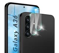 NALIA 2x Protection Objectif Caméra pour Samsung Galaxy A36, Transparent
