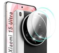 NALIA 2x Protection Objectif Caméra pour Xiaomi 15 Ultra - 9H Lentille & Case-Friendly - FOCUS.X2 MAX (HD Verre Trempé Transparent) - Marque Allemande