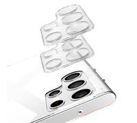 NALIA 2x Verre de Protection de la Caméra compatible avec Samsung Galaxy S24 Ultra Verre, Protection Claire de Lentille pour la Caméra Arrière, Verre Trempé 9H Fin, Facile à installer