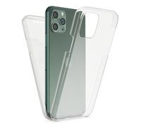 NALIA 360 Degrés Coque Compatible avec iPhone 11 Pro, Transparent Full Cover Hard Case Arriere & Protection ecran Avant, Anti-Choc Mince Etui Telephone Portable Protege Housse, Couleur:Transparent