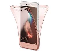 NALIA 360-Degrés Coque pour Huawei P8 Lite 2017 - Silicone, Rose Gold Or