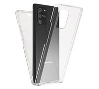 NALIA 360 Degrés Housse Compatible avec Samsung Galaxy S10 Lite Coque, Transparent Full Cover Complet Case Arriere & Protection Ecran Avant, Anti-Choc Mince Telephone Portable Protege - Transparent