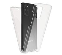 NALIA 360 Degrés Housse Compatible avec Samsung Galaxy S20 Plus Coque, Transparent Full Cover Complet Case Arriere & Protection Ecran Avant, Anti-Choc Mince Telephone Portable Protege - Transparent