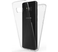 NALIA 360 degrés Housse de téléphone portable pour Samsung Galaxy S8 Plus, Full Cover Case Bumper Transparent