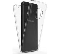 NALIA 360 degrés Housse de téléphone portable pour Samsung Galaxy S9, Full Cover Case Bumper Etui Transparent