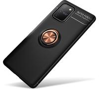 NALIA 360° Ring Handy Cover pour Samsung Galaxy S10 Lite, étui silicone Rose Gold