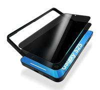 NALIA AntiSpyX compatible avec Samsung Galaxy S25 Verre, Protection d'Écran Anti-Espion, avec Cadre au Montage pour Installation Facile, 9H Film Blindé de Confidentialité, Protecteur de la Vie Privée