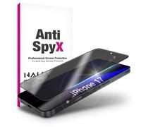 NALIA AntiSpyX pour iPhone 17 Verre Protection Visuelle Discrète, Noir