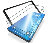 NALIA ArmorGlassX compatible avec Samsung Galaxy S25 Ultra Verre, 2x Verre de Protection avec Gabarit pour Installation sans Bulles, 9H Protecteur d'Écran Ultra Transparent avec Bord Noir, Oléophobe